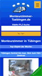 Mobile Screenshot of monteurzimmer-tuebingen.de